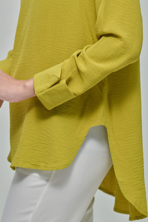 Lime Green Jennie Linen Top